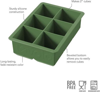 Tovolo Pesto Green King Ice Cube Tray