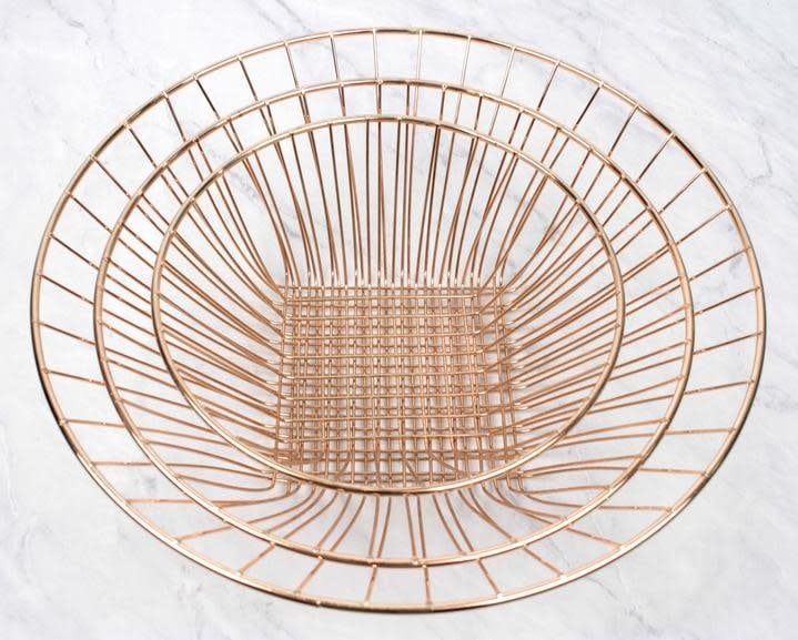 Copper Hanging Baskets
