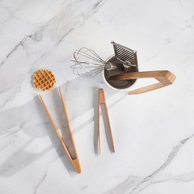 Bambu 9" Bamboo Tongs
