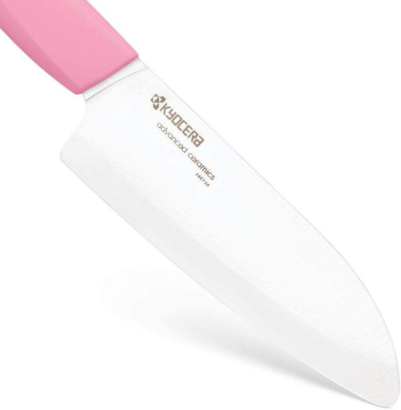 Kyocera Pink Ceramic Santoku Knife