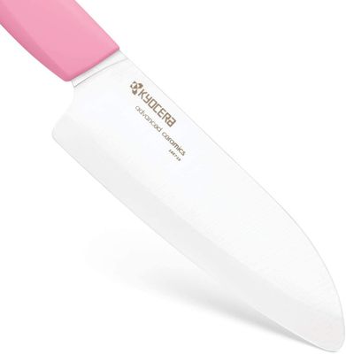 Kyocera Pink Ceramic Santoku Knife