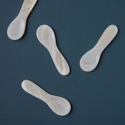 Mini White Shell Spoon