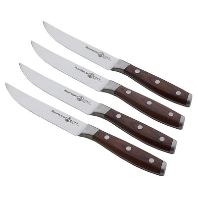 Messermeister Steak Knives w/ Pakkawood Handle, Set of 4
