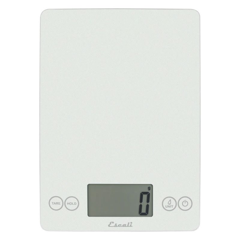 Escali Arti White Glass Digital Scale
