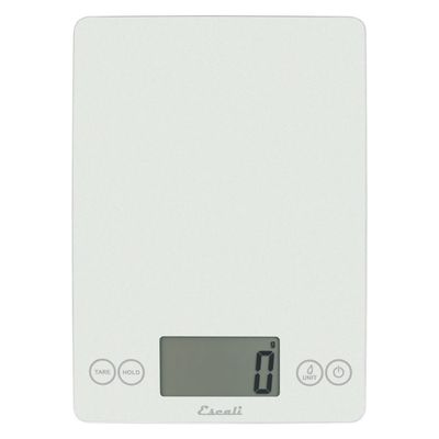 Escali Arti White Glass Digital Scale