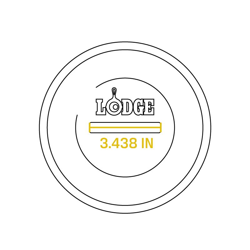 Lodge 8" Pre-Seasoned Cast Iron Lid