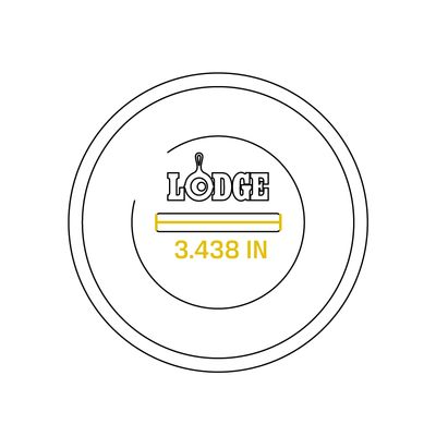 Lodge 8" Pre-Seasoned Cast Iron Lid