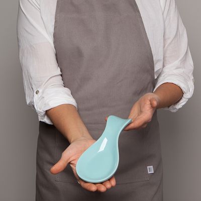 Eggshell Blue Spoon Rest