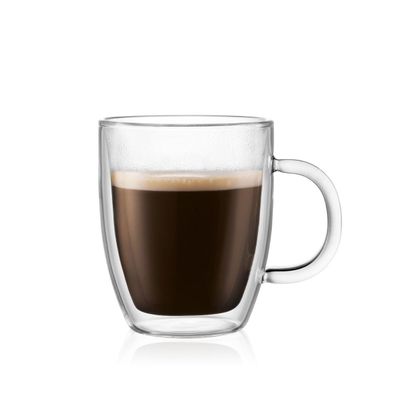 Bodum Medium Double Wall Glasses with Handles, set of 2