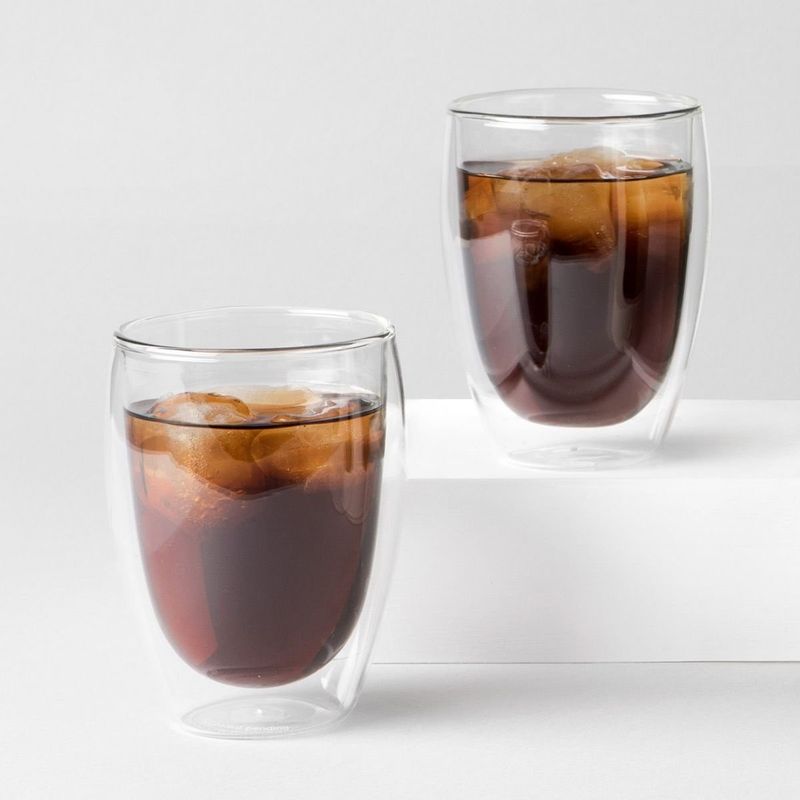 Bodum Medium Double Wall Glasses, set of 2