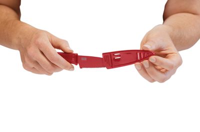 Marshmallow White Serrated Paring Knife