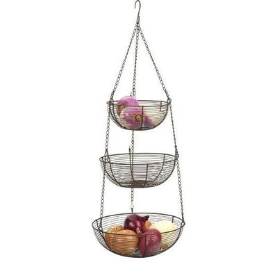 Bronze Finish Hanging Baskets