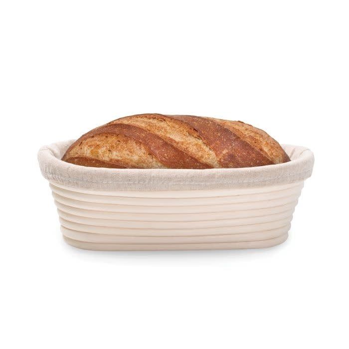 9.5" Oval Proofing Basket with Liner