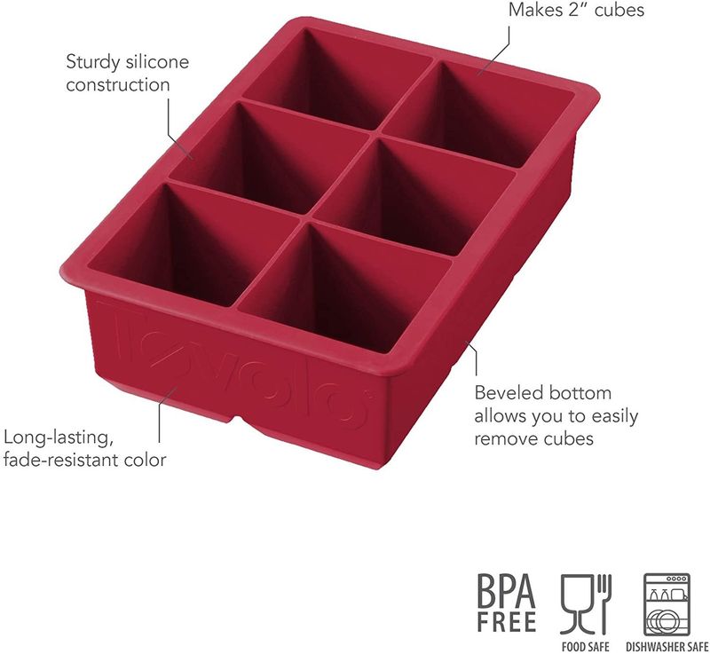 Tovolo Cayenne King Ice Cube Tray