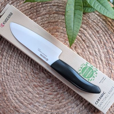 Kyocera Black Ceramic Santoku Knife