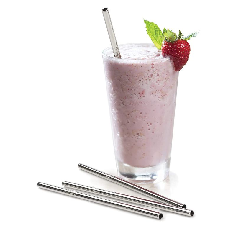 Straight Metal Straws