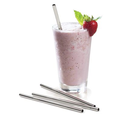 Straight Metal Straws