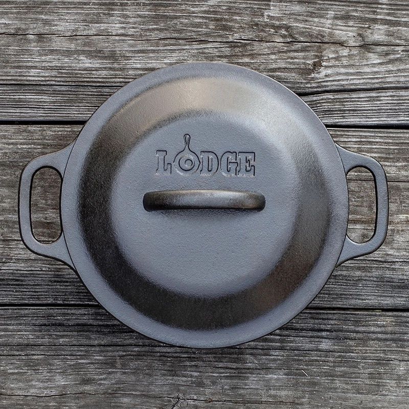 Lodge 2 quart Round Pre-Seasoned Cast Iron Dutch Oven