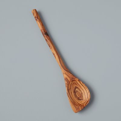 Olive Wood Corner Spoon