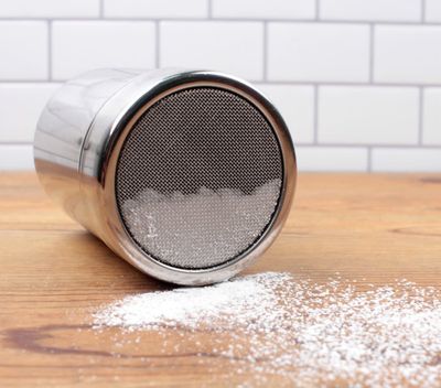 Stainless Steel Fine Mesh Shaker with Lid