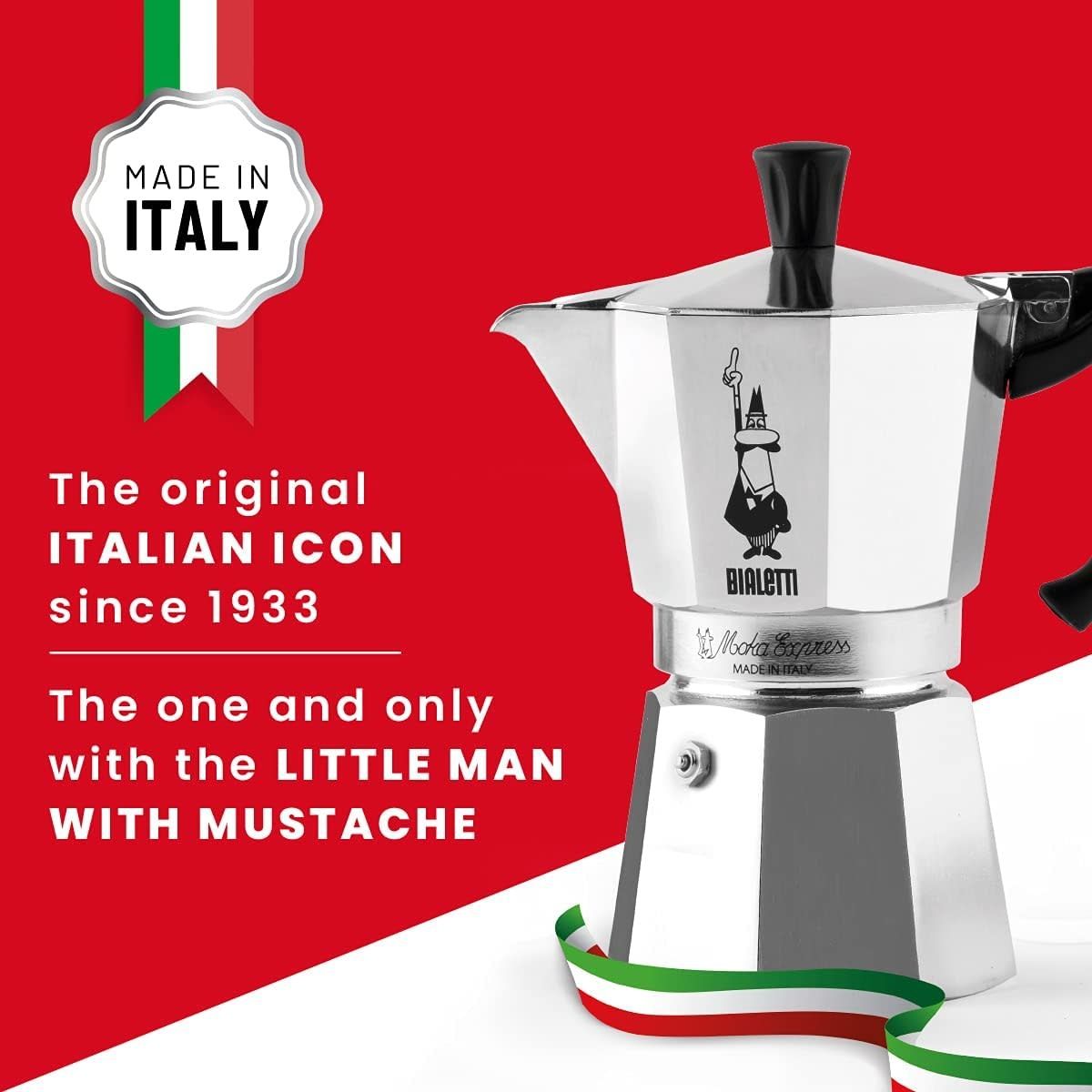 Bialetti Moka Express 1 cup Espresso Maker