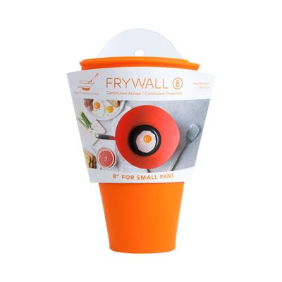 8" Orange Frywall Splatter Guard