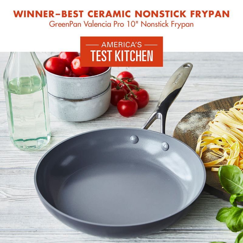 GreenPan 10" Valencia Pro Ceramic &amp; Hard Anodized Frying Pan