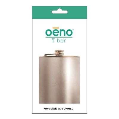 8oz Chrome Flask