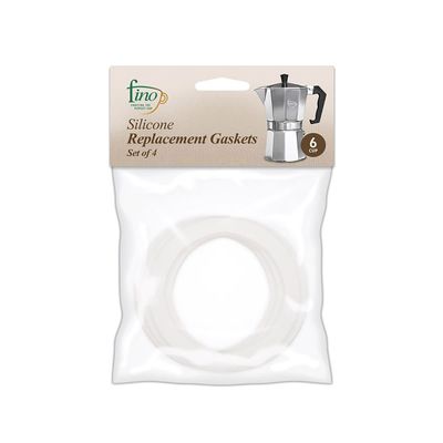 6 cup Espresso Gaskets, set of 4