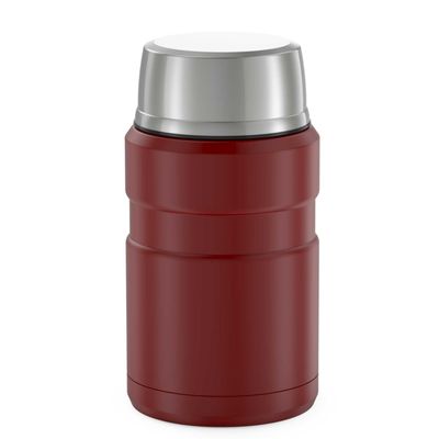 24oz Matte Red Food Jar