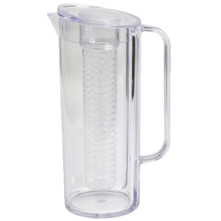 Half Gallon Plastic Pitcher with Infuser