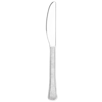 Clear Heavyweight Plastic Knives, set of 20