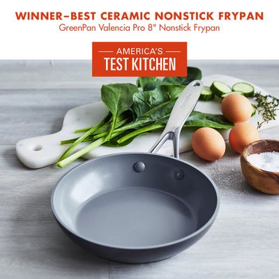 GreenPan 8" Valencia Pro Ceramic &amp; Hard Anodized Frying Pan