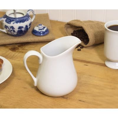 White 8oz Pitcher