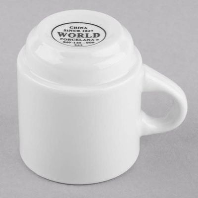 White Espresso Cup &amp; Saucer