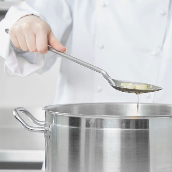 13" Slotted Metal Spoon