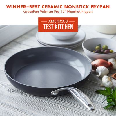 GreenPan 12" Valencia Pro Ceramic &amp; Hard Anodized Frying Pan