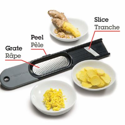 Microplane Ginger Tool: Grates, Slices &amp; Peels