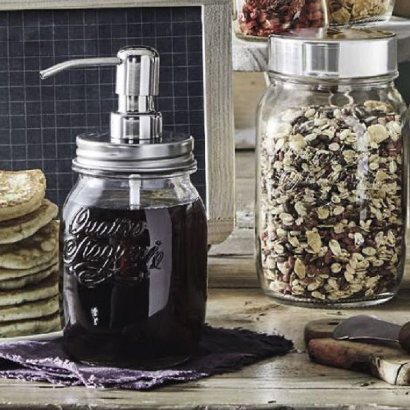 Canning Jar Soap Dispenser with Pump