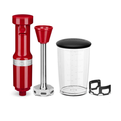 KitchenAid Empire Red Variable Speed Immersion Blender