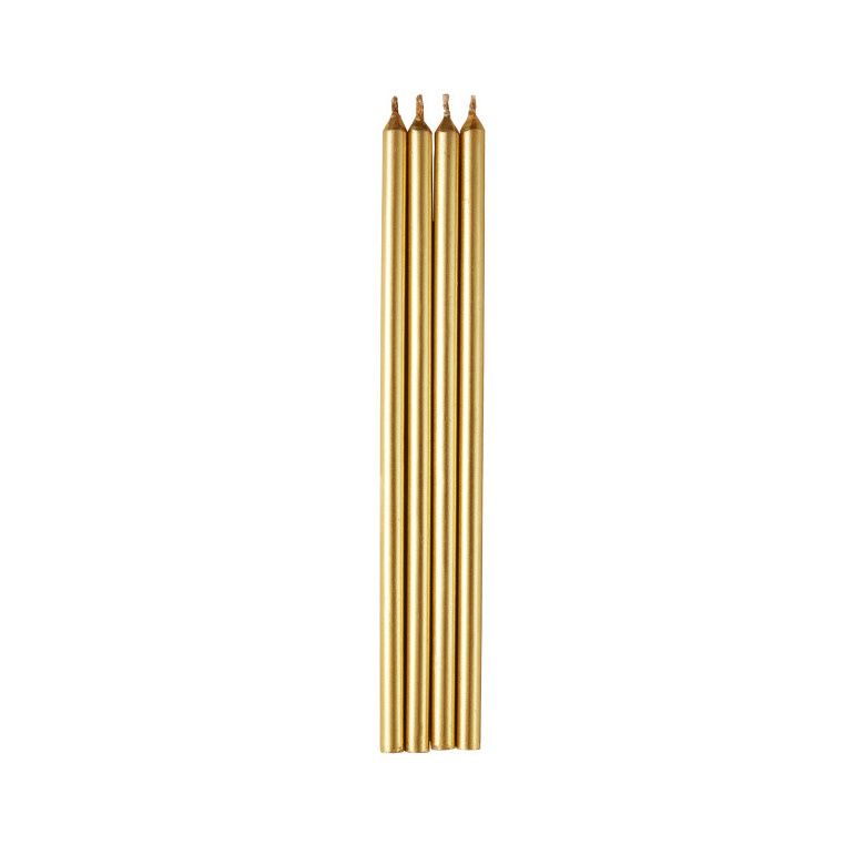Wilton Gold Tall Birthday Candles, set of 12