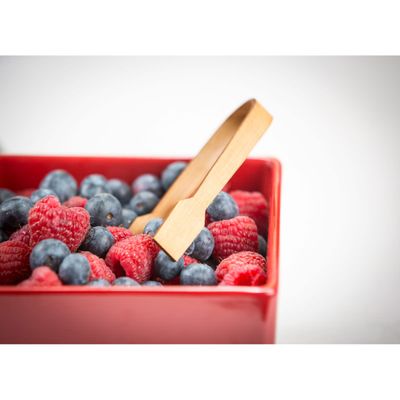 Small Bamboo Tongs set of 12
