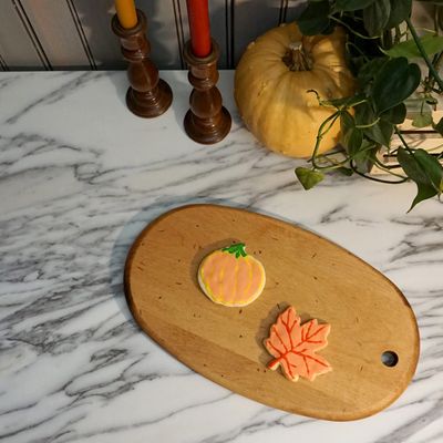 JK Adams 14x8.5" Oval Cutting or Serving Board