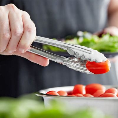 7" Stainless Steel Tongs
