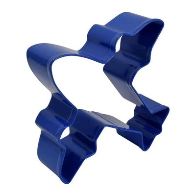 4" Blue Airplane Cookie Cutter