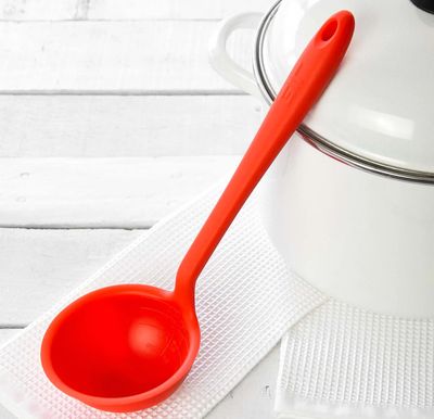 Get it Right Red Silicone Ladle
