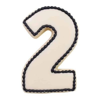 Number 2 Cookie Cutter