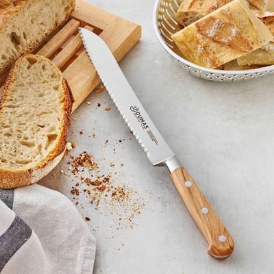 8" Olive Wood Bread Knife