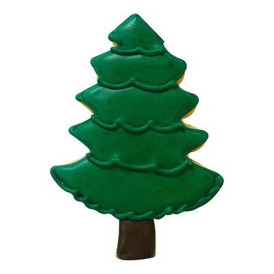 4" White Christmas Tree Cookie Cutter