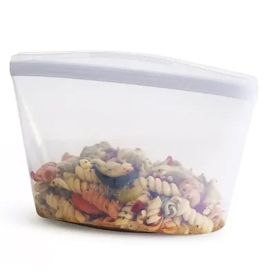 Stasher 4 cup Wide Clear Storage Bag